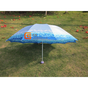 3-Folding Stain Flower Umbrella (YSF3078)